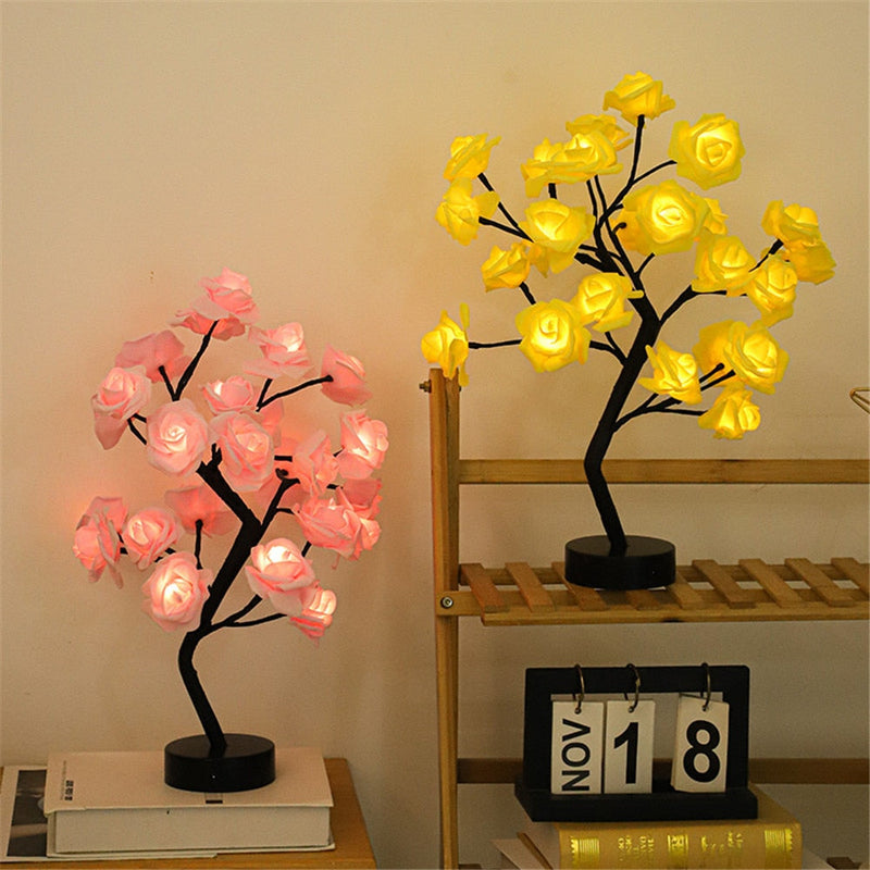 Glowing Blossom Rose Tree